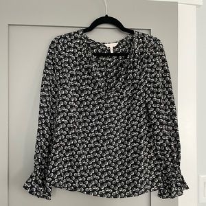 Rebecca Taylow 100% silk floral top